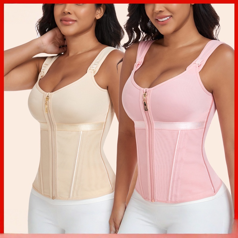 Womens Waist Trainer Vest Sexy Compression Tank Top Body Shaping Corset
